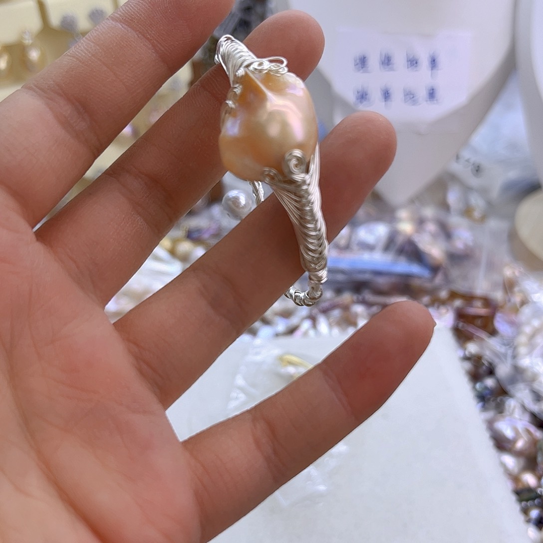 未镶嵌淡水珍珠项链定制553