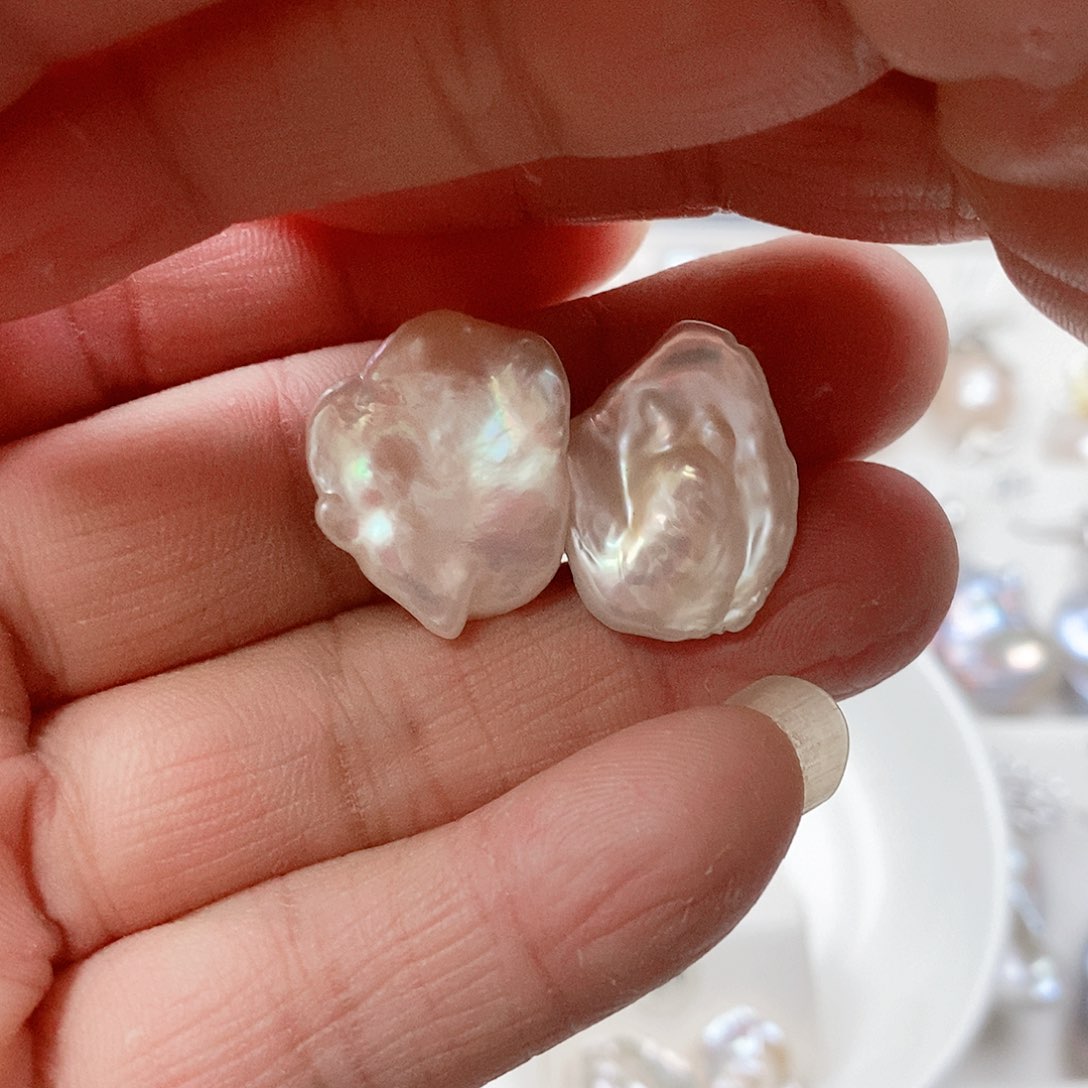 淡水珍珠颈饰银S925镶嵌