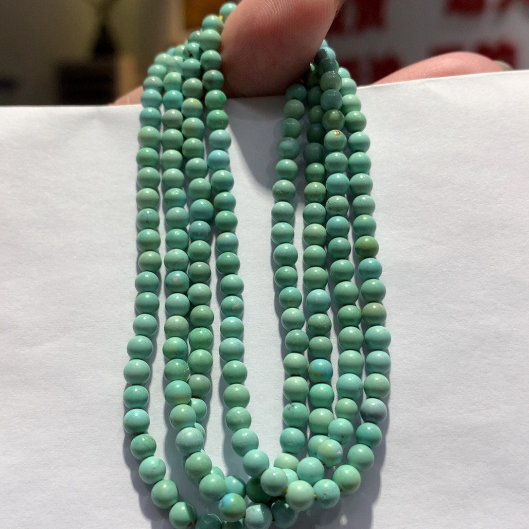 未镶嵌绿松石长链