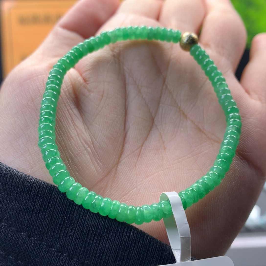 翡翠未镶嵌手链卡4