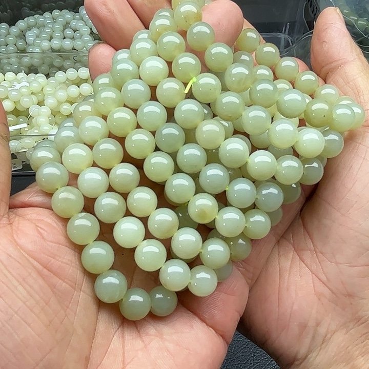 和田玉未镶嵌颈饰新疆和田玉且末料手串卡10