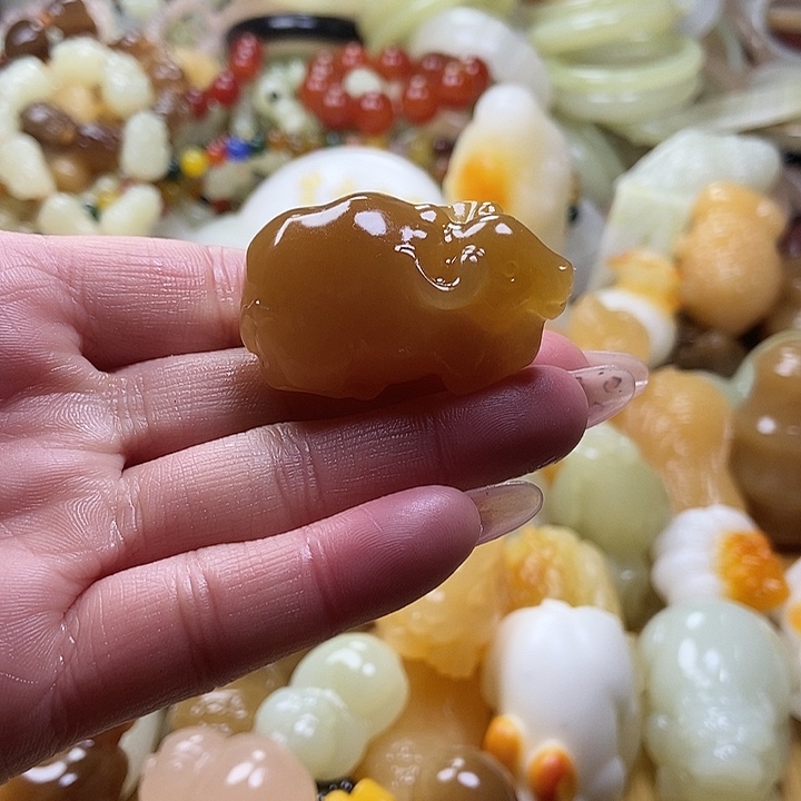 完全开放挂件吊坠牛