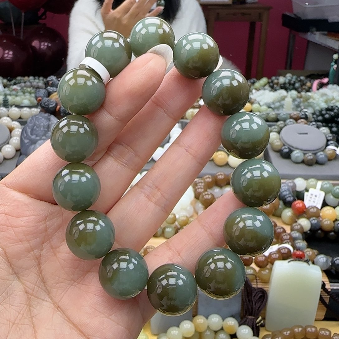 和田玉手链未镶嵌