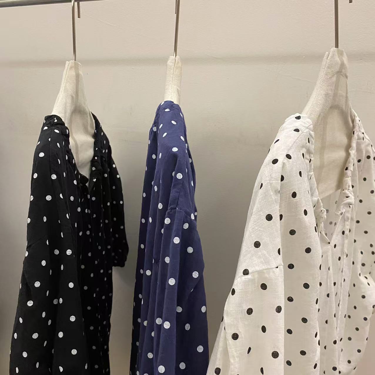 33推荐 1986#6939 日系波点麻麻上衣 2025-07-04