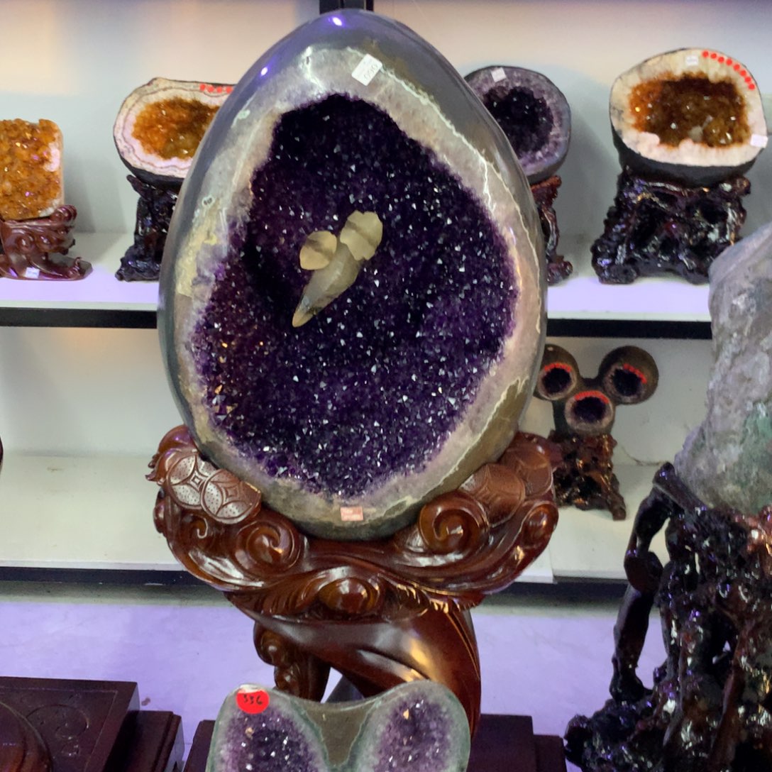 大型摆件（非配饰）未镶嵌水晶芳