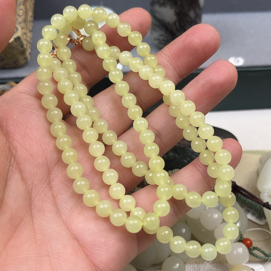 和田玉手链未镶嵌