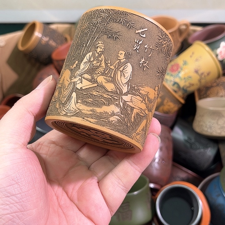 茶杯紫砂全手工紫砂主人杯
