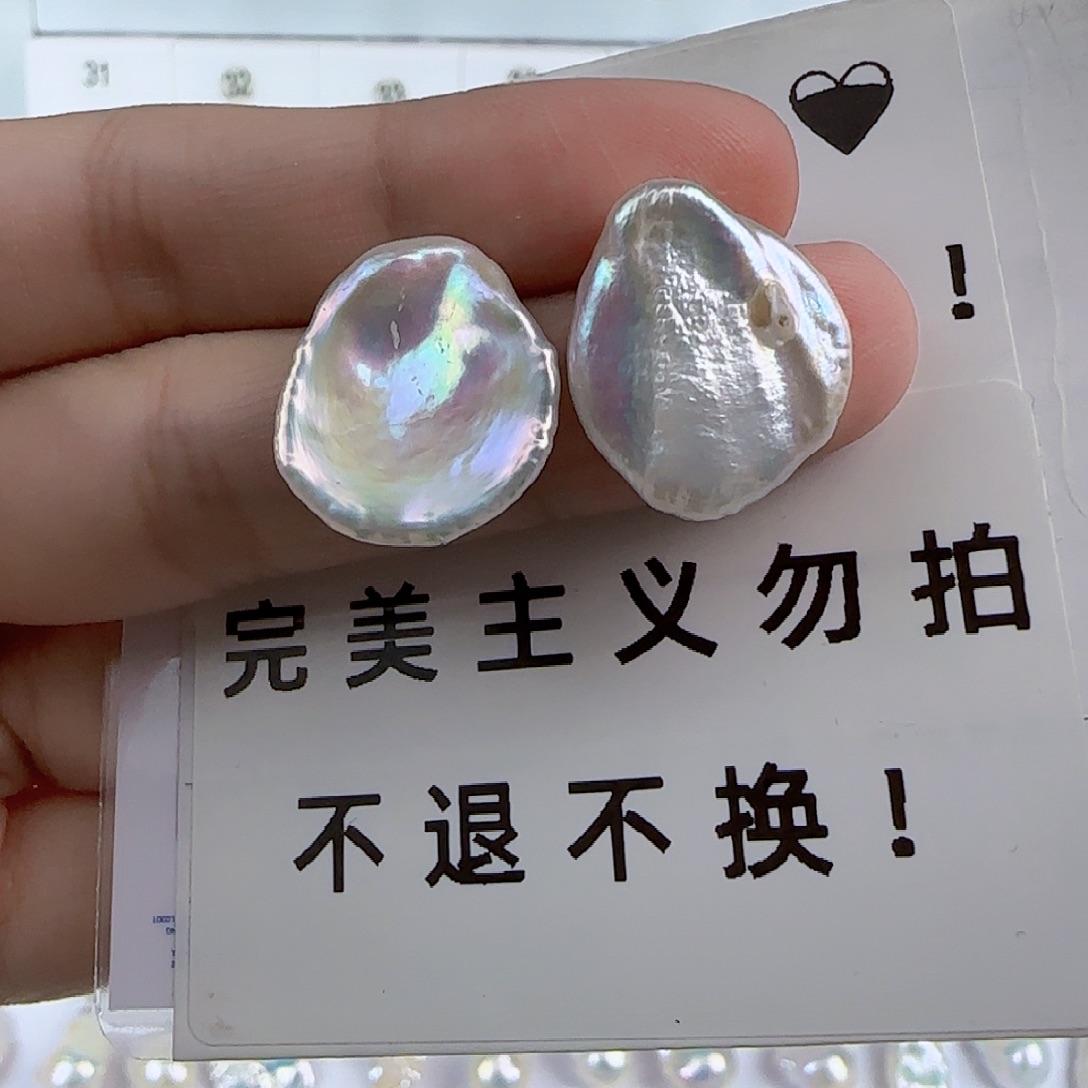 淡水珍珠耳饰银S925镶嵌