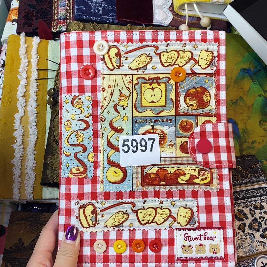 织绣A5活页不送纸5997