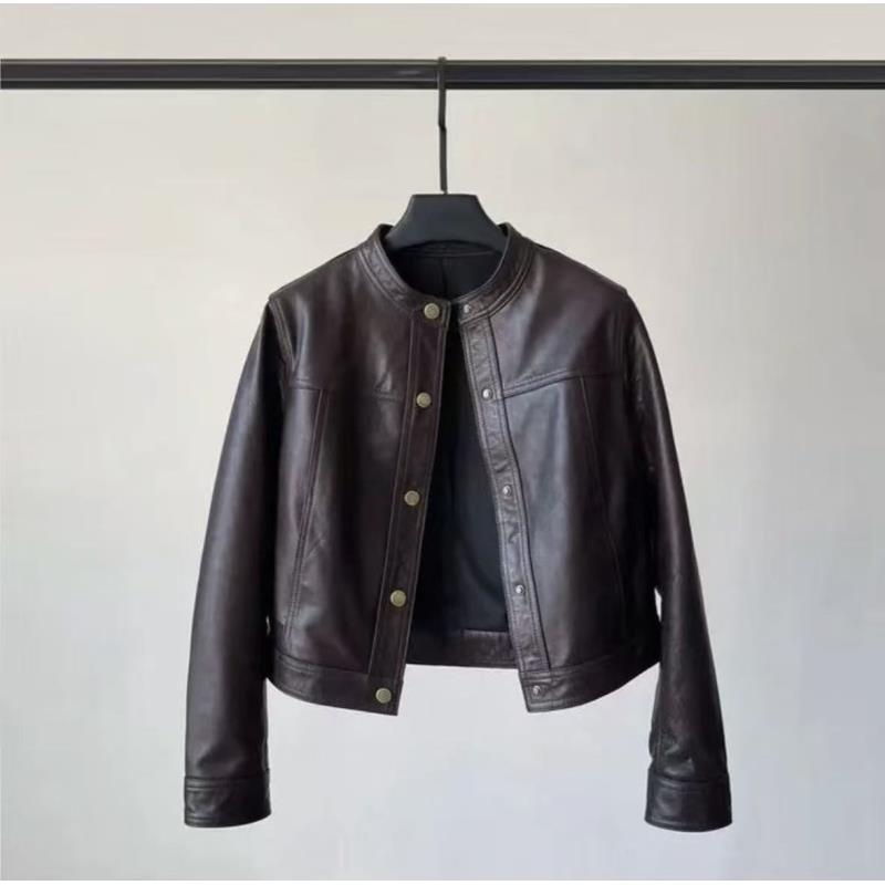 【海宁短款皮衣】复古风秋季不加绒皮衣，解锁酷飒与温柔双重穿搭816