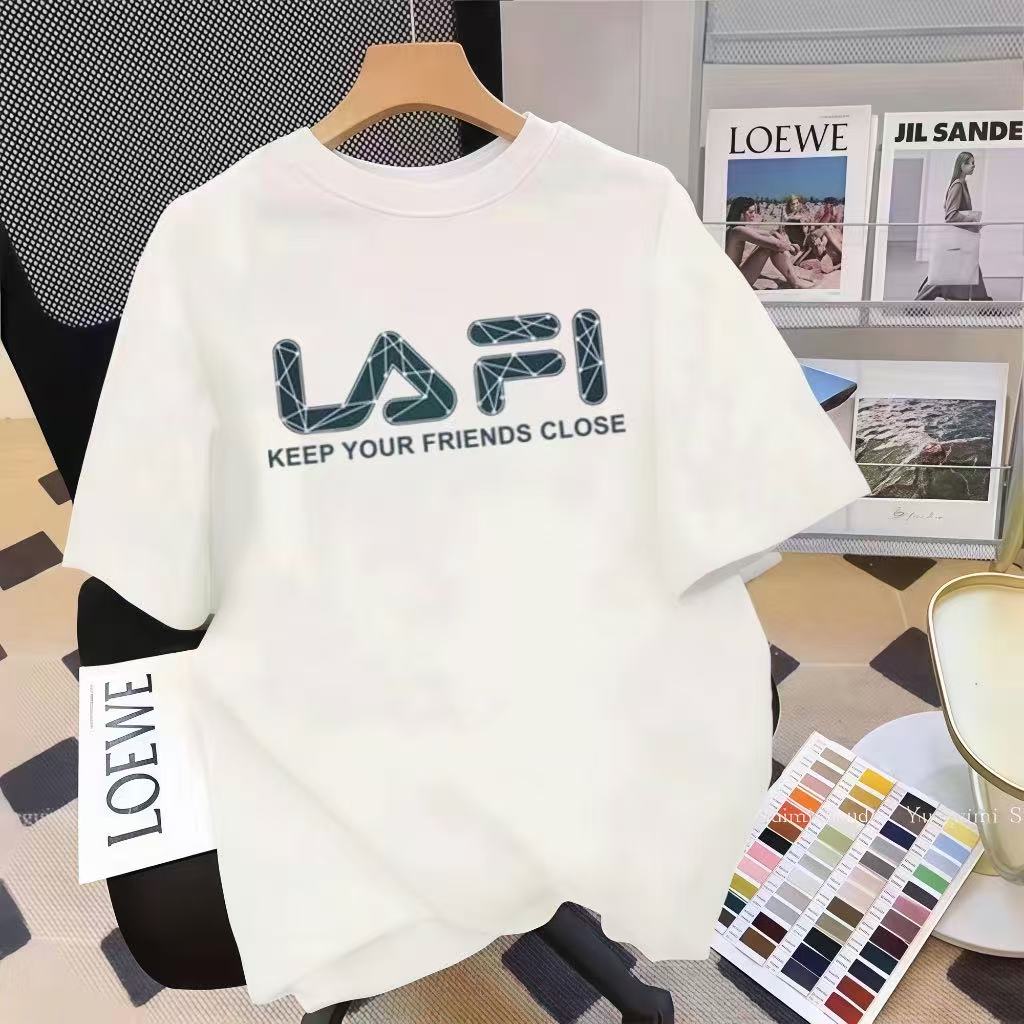 【100％纯棉】专柜品质 2025年新款男女同款情侣纯棉T恤宽松圆领短袖