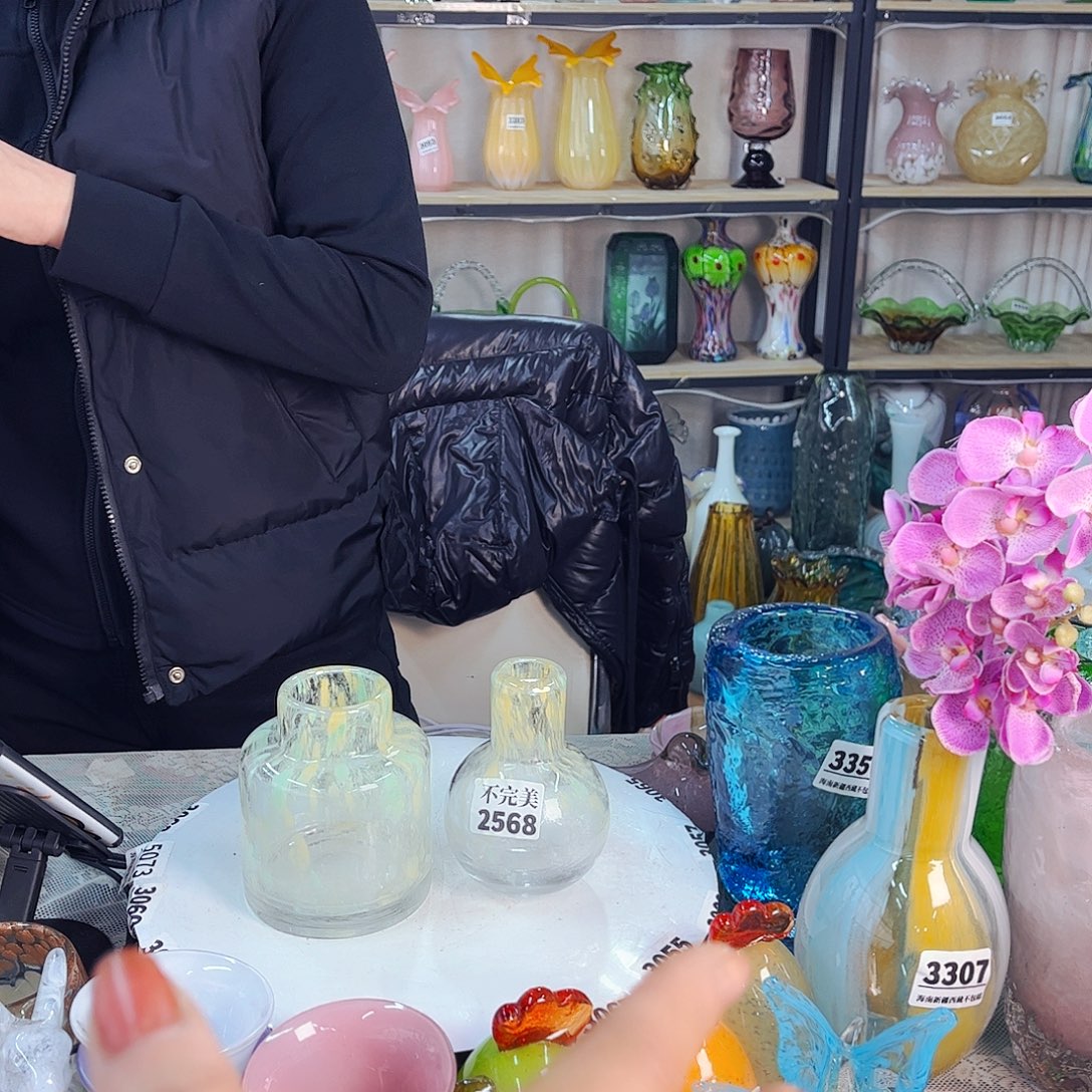 一套2568 家悦琉璃工艺品不完美