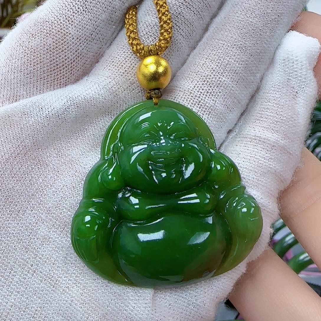 和田玉（碧玉）挂坠未镶嵌