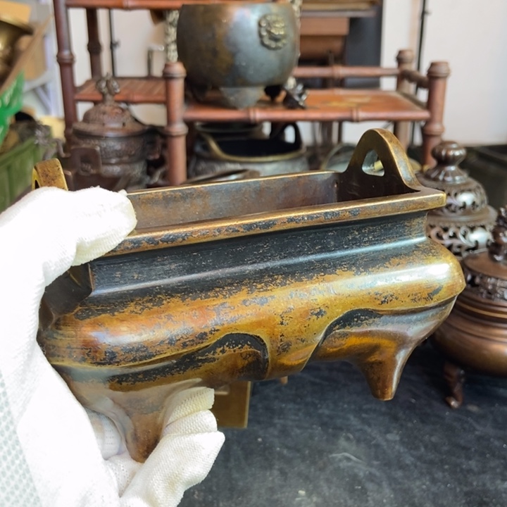 *️*铜器工艺品摆件香炉摆件