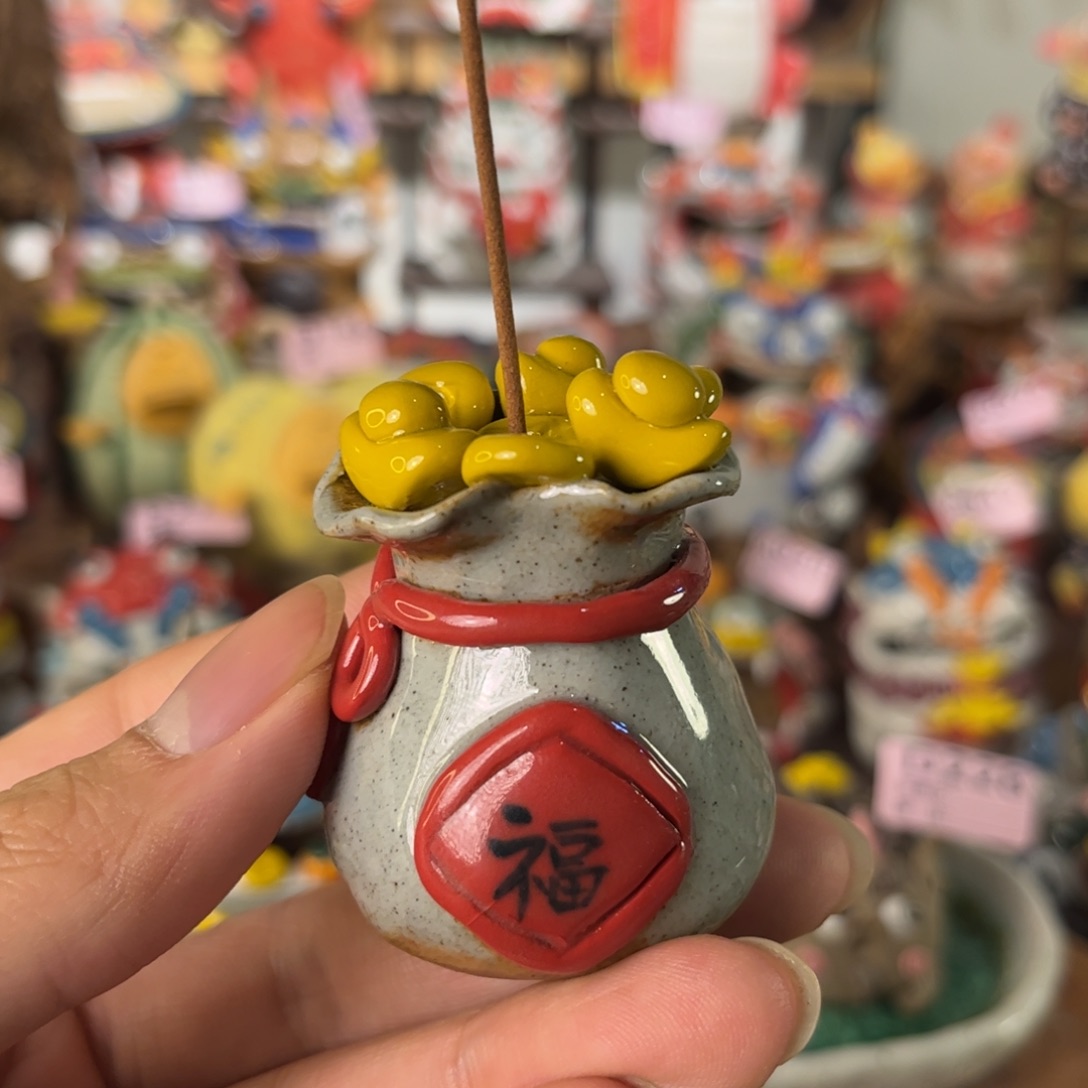 泥塑纯手工茶宠摆件