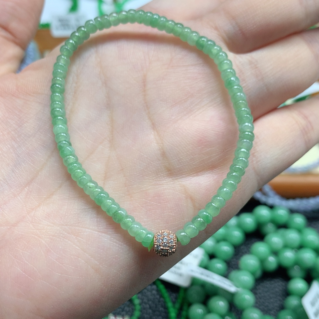 未镶嵌手链翡翠翡翠