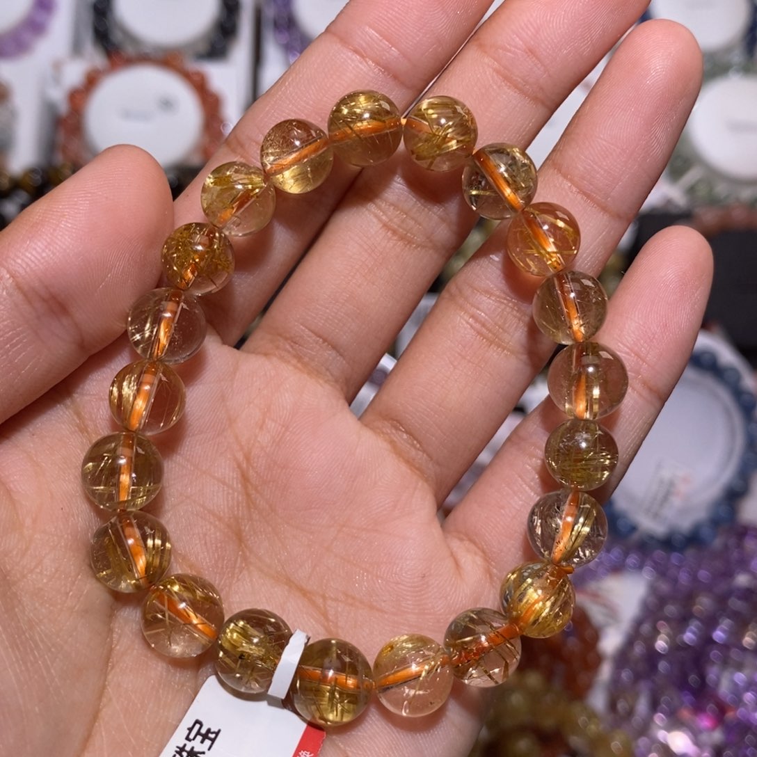 【闪购商品】发晶手串未镶嵌钛晶9.7mm