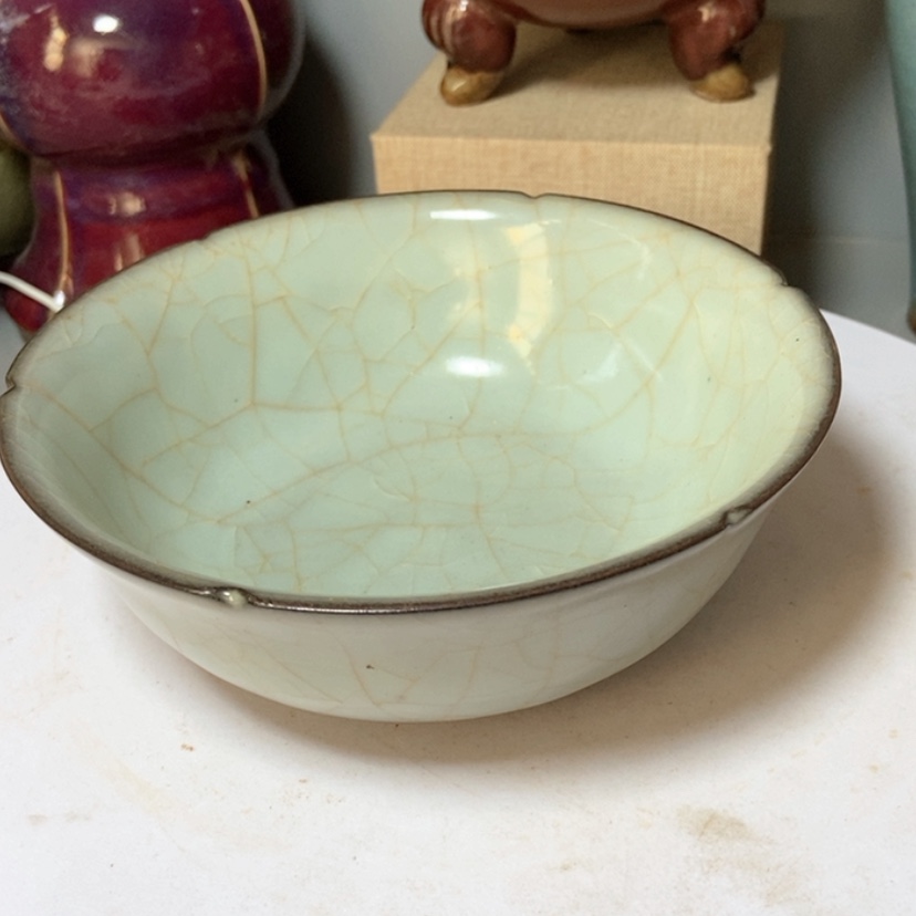 【闪购商品】摆件X**哥宋官窑碗一个