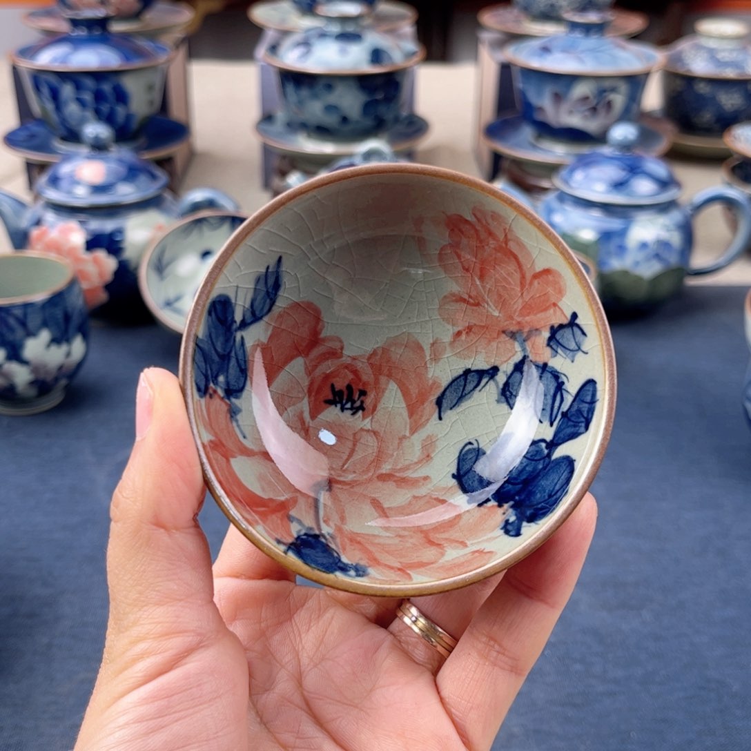 杯景德镇手绘手工茶具