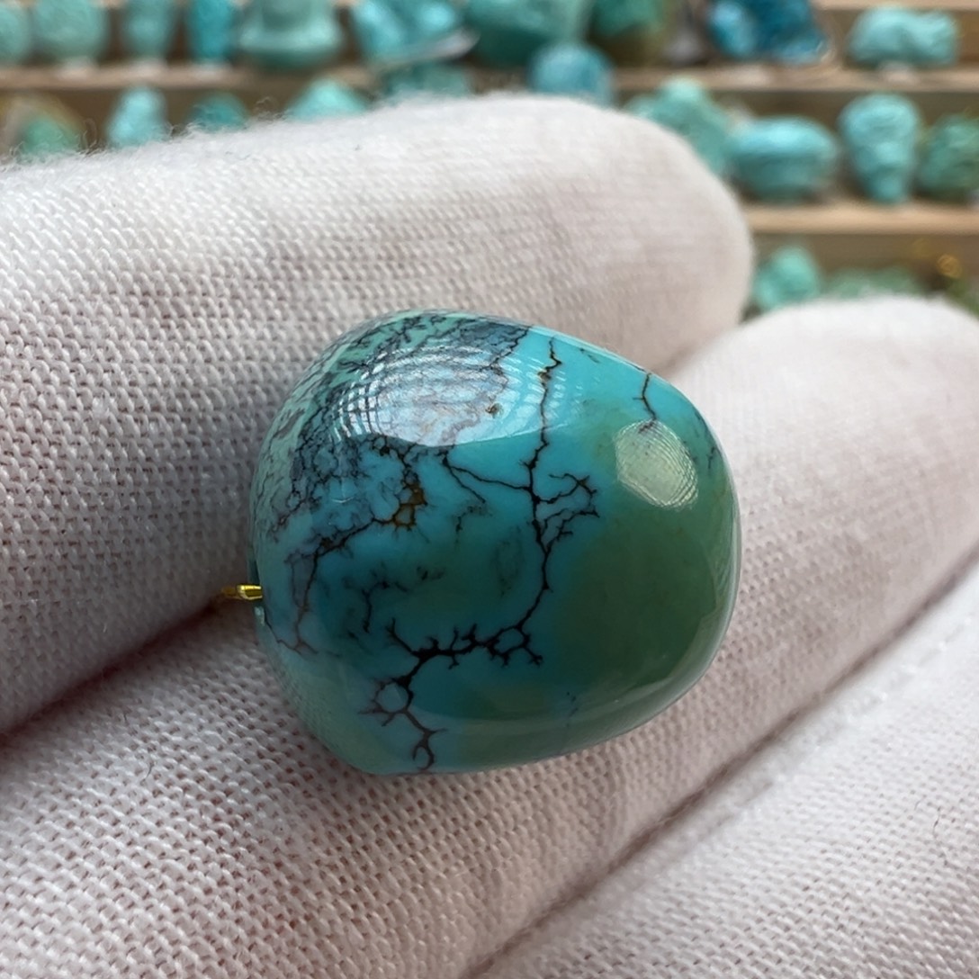 绿松石未镶嵌配饰15.3*16