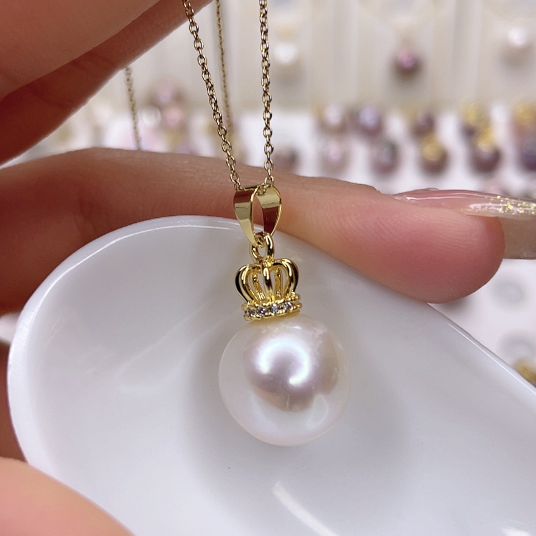 淡水珍珠未镶嵌吊坠(赠链)