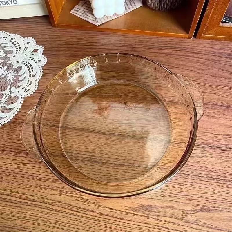 琥珀色7英寸向日葵餐盘两只直径20cm