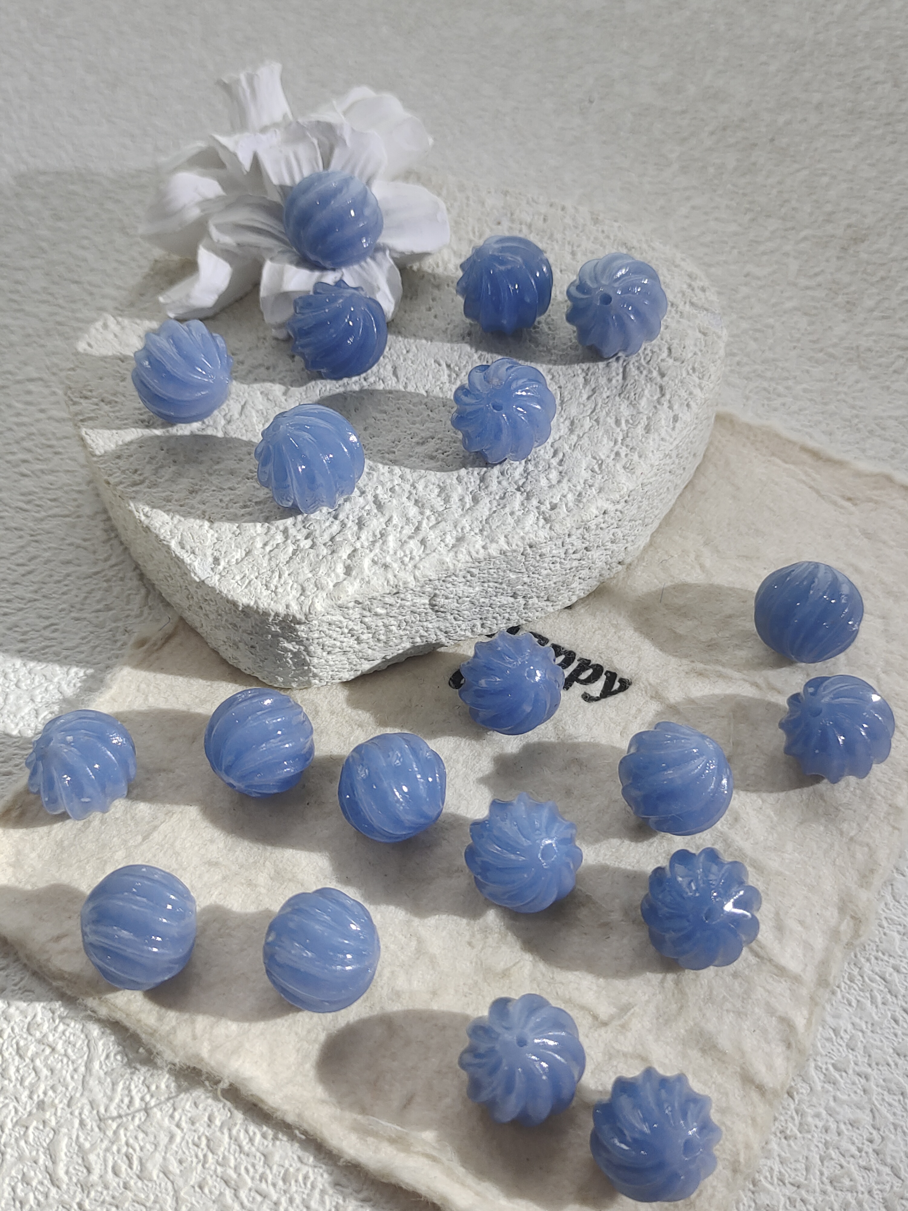 天使石扭转珠 B1127 多样性发其一/1个