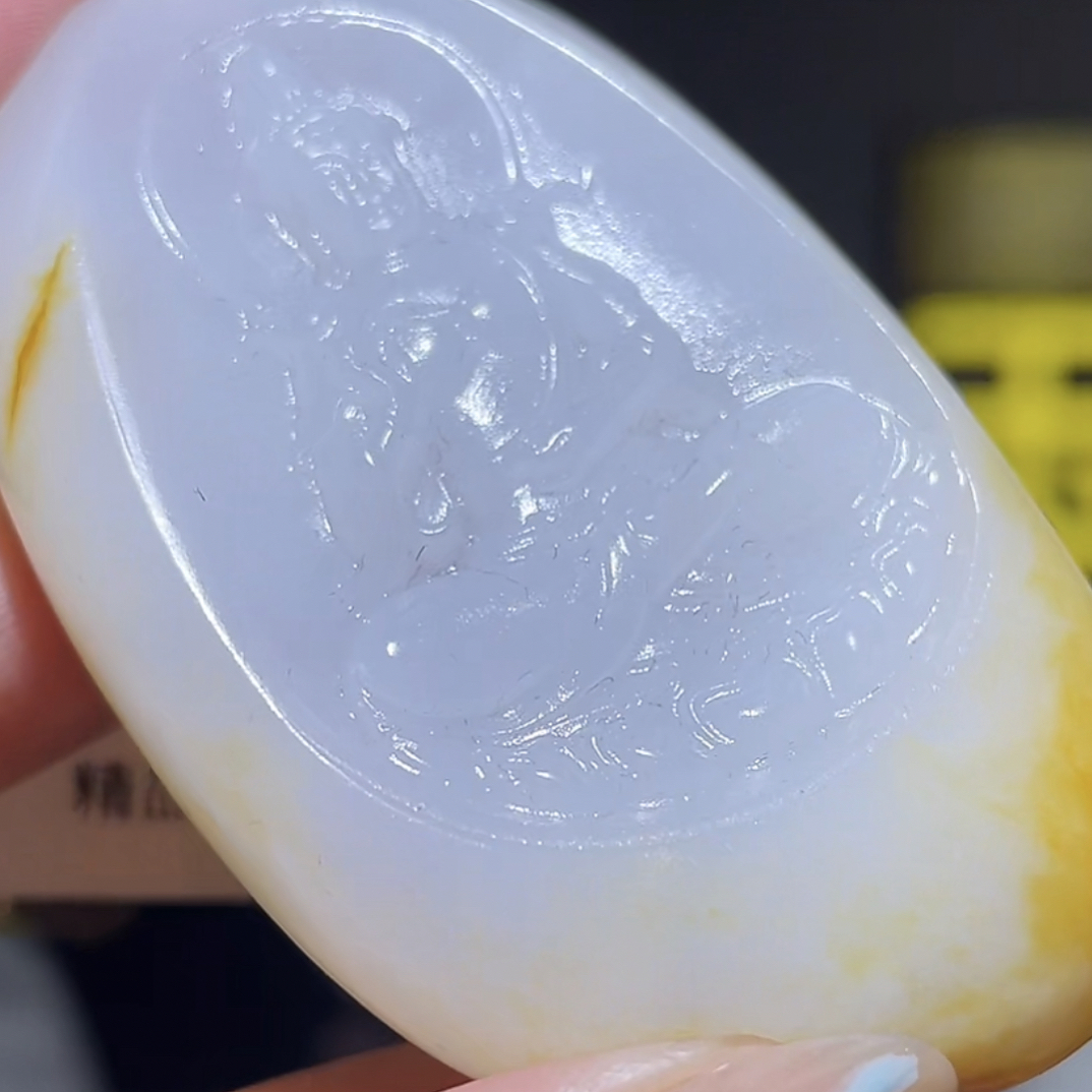 手把件货玉石把玩件文玩摆件D2