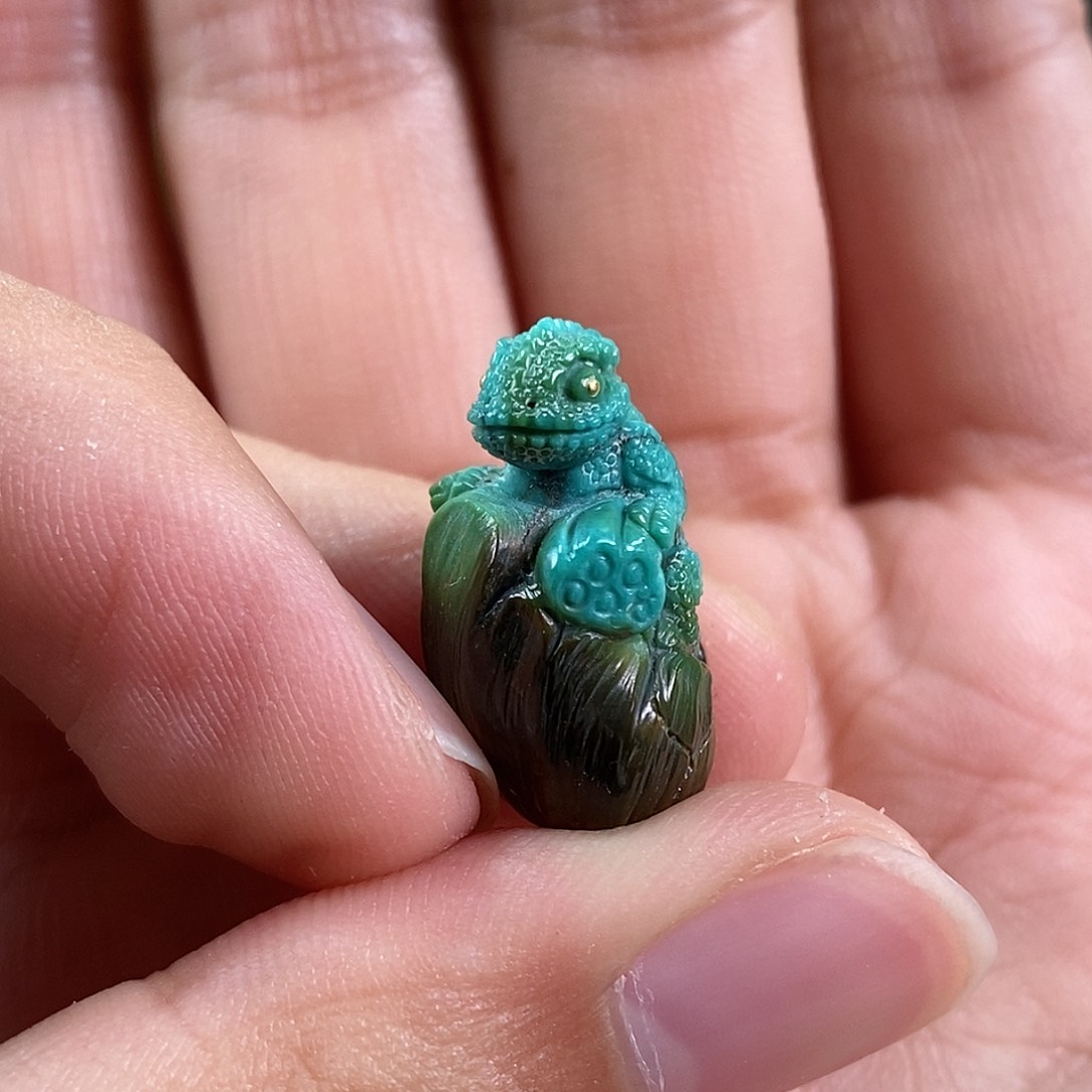 绿松石珠宝奇石未镶嵌