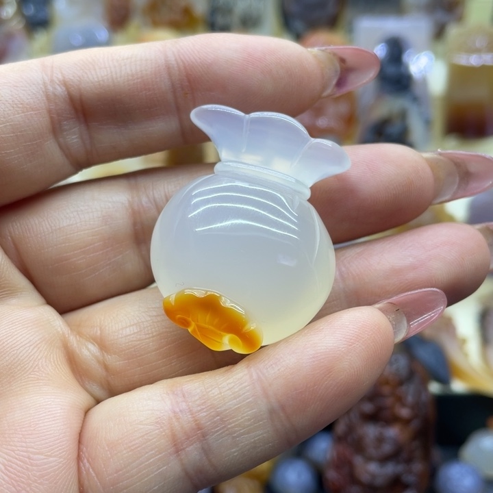 玛瑙/玉髓吊坠(赠链)未镶嵌吊坠