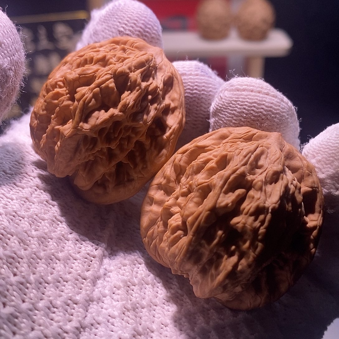 吊坠文玩核桃41全品山西虎头