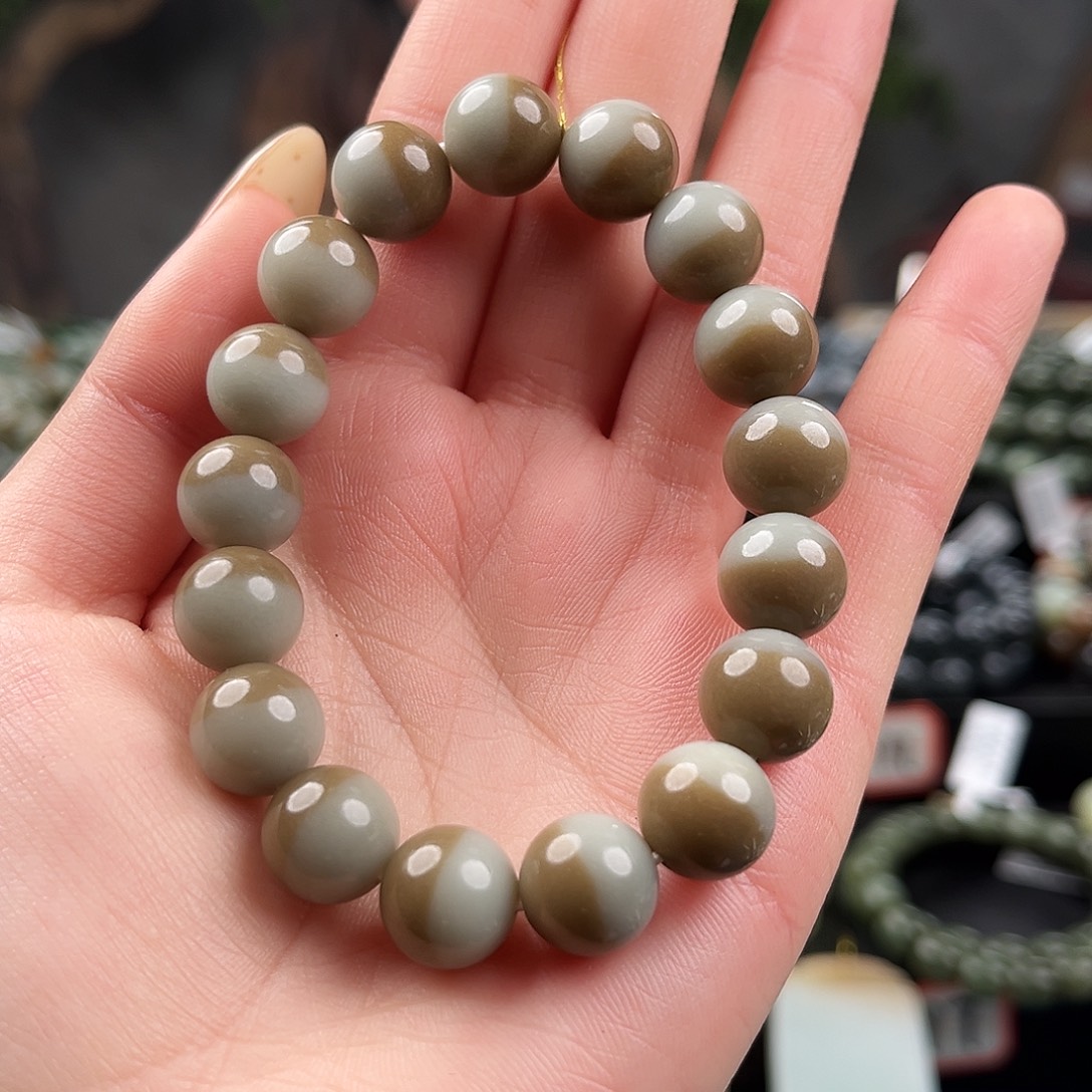 和田玉未镶嵌手链