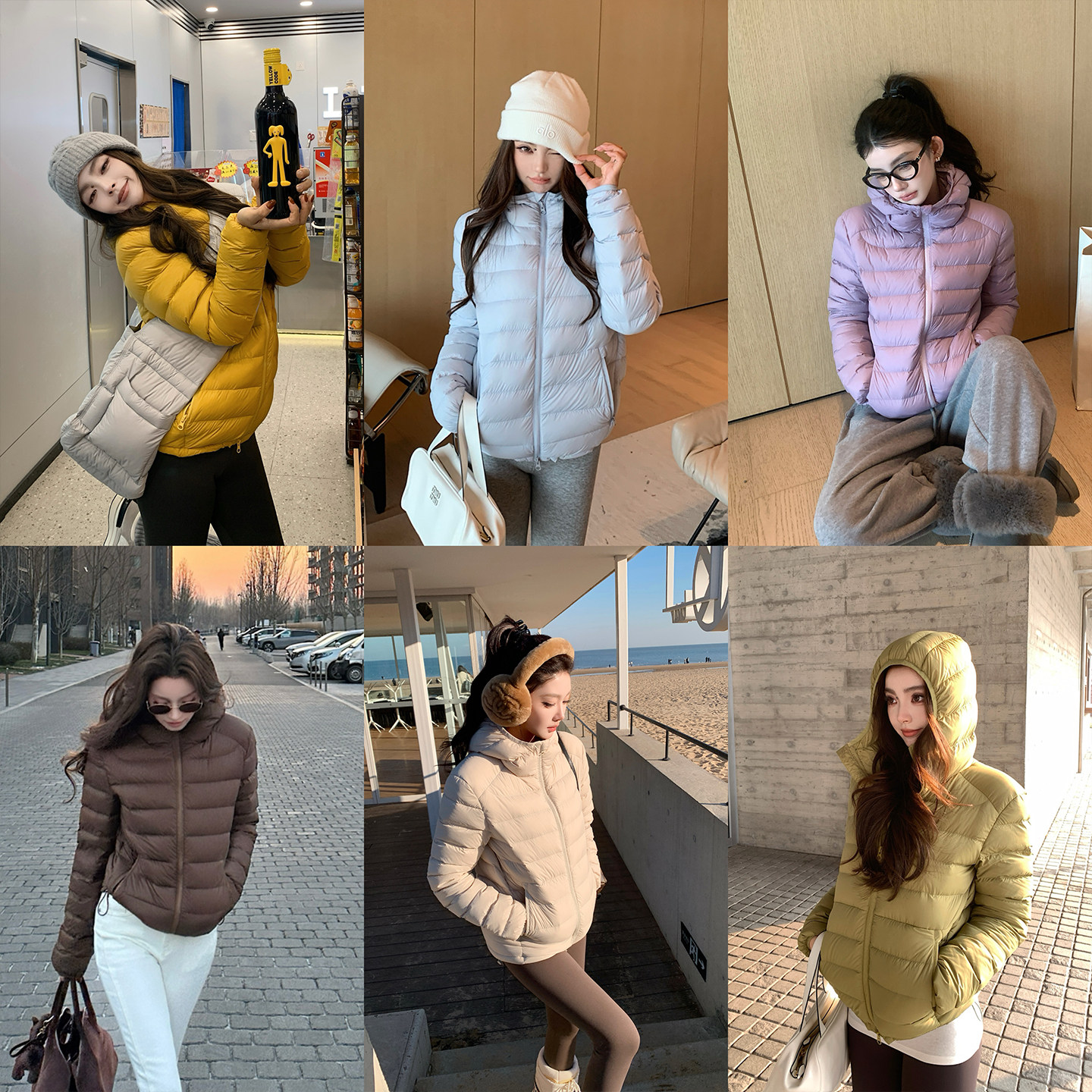 “排骨鹅绒服"高标三星90白鹅绒 时髦温暖轻绒排骨鹅绒羽绒服