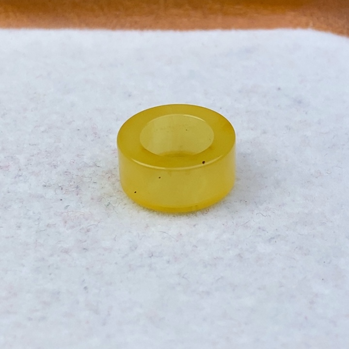 蜜蜡未镶嵌裸石微瑕花粉内直径卡8.5