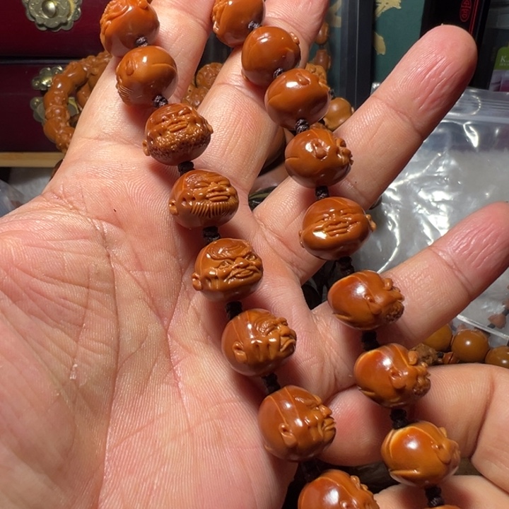 无***四橄榄核手串/手链手持1.6罗汉