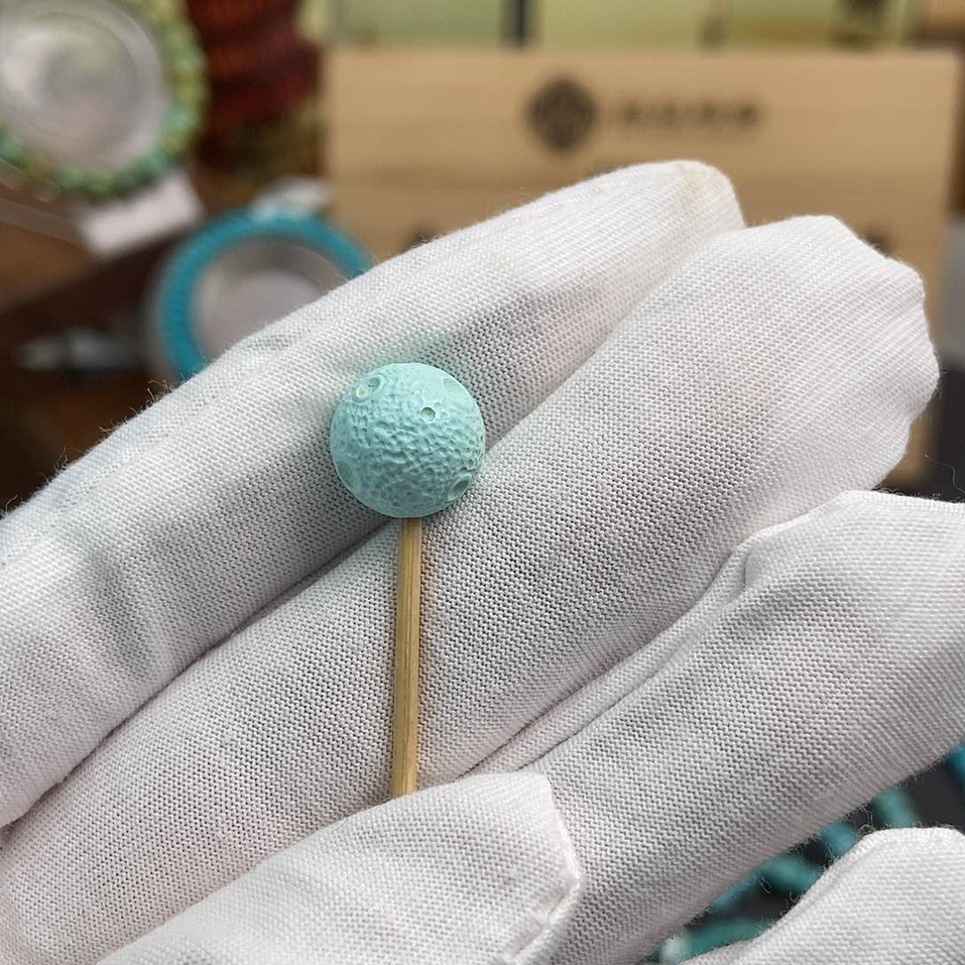 绿松石雕刻10.8未镶嵌