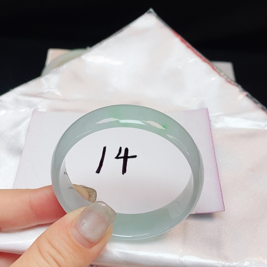 翡翠未镶嵌手镯48➕冰公主镯