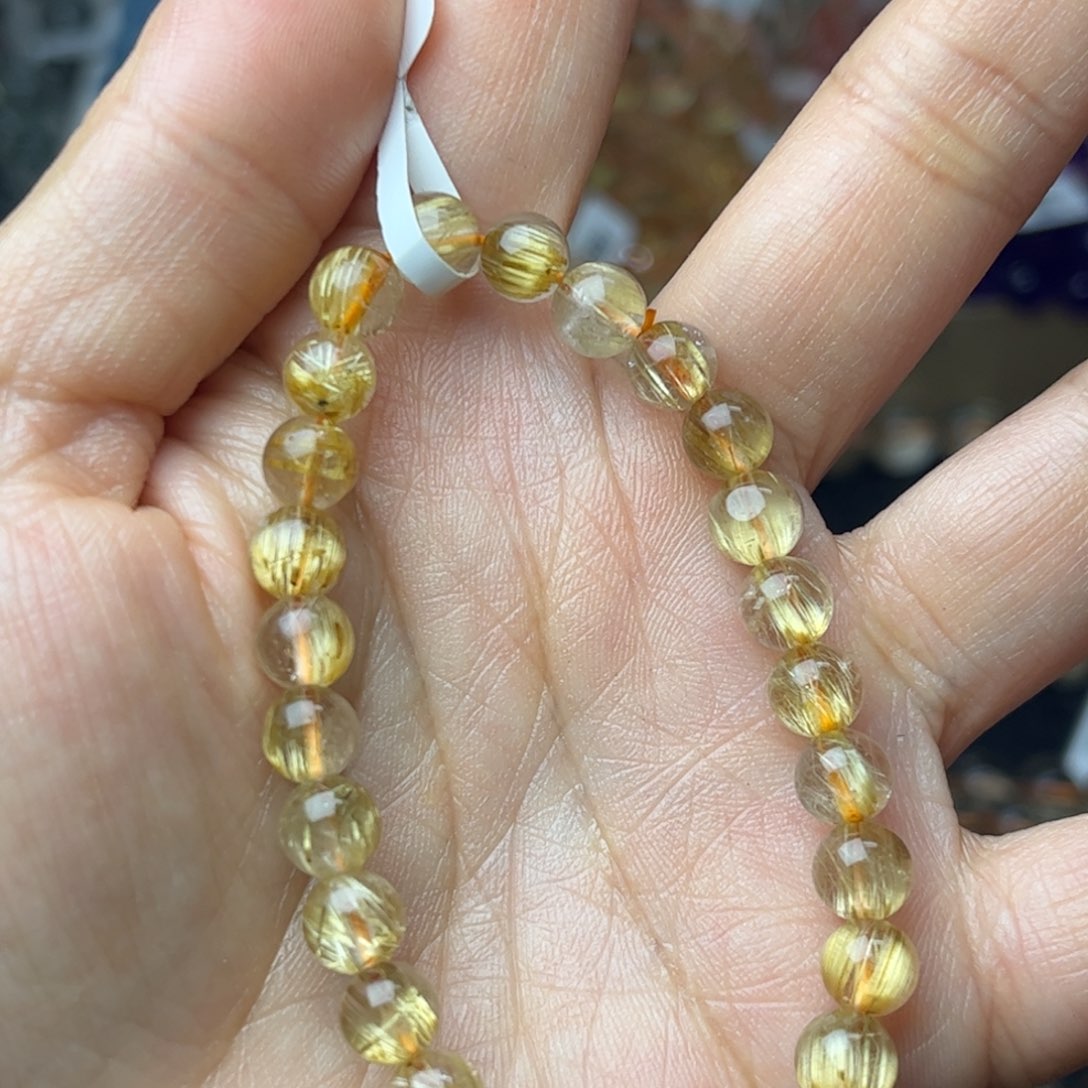 水晶手链未镶嵌天然