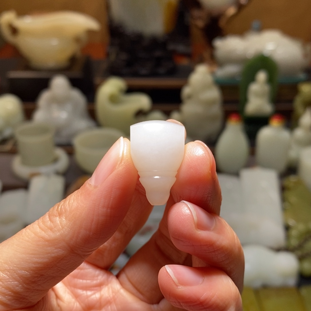 和田玉挂件未镶嵌木****棍