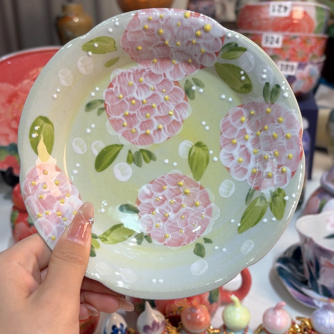 景德镇手绘高温釉下彩陶瓷茶具