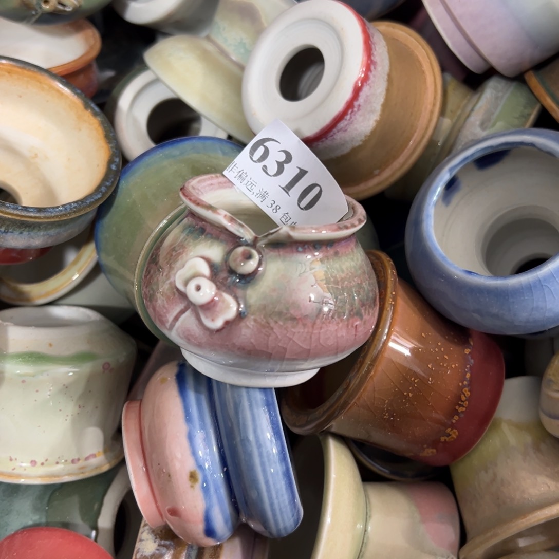 红陶景德镇手工花盆