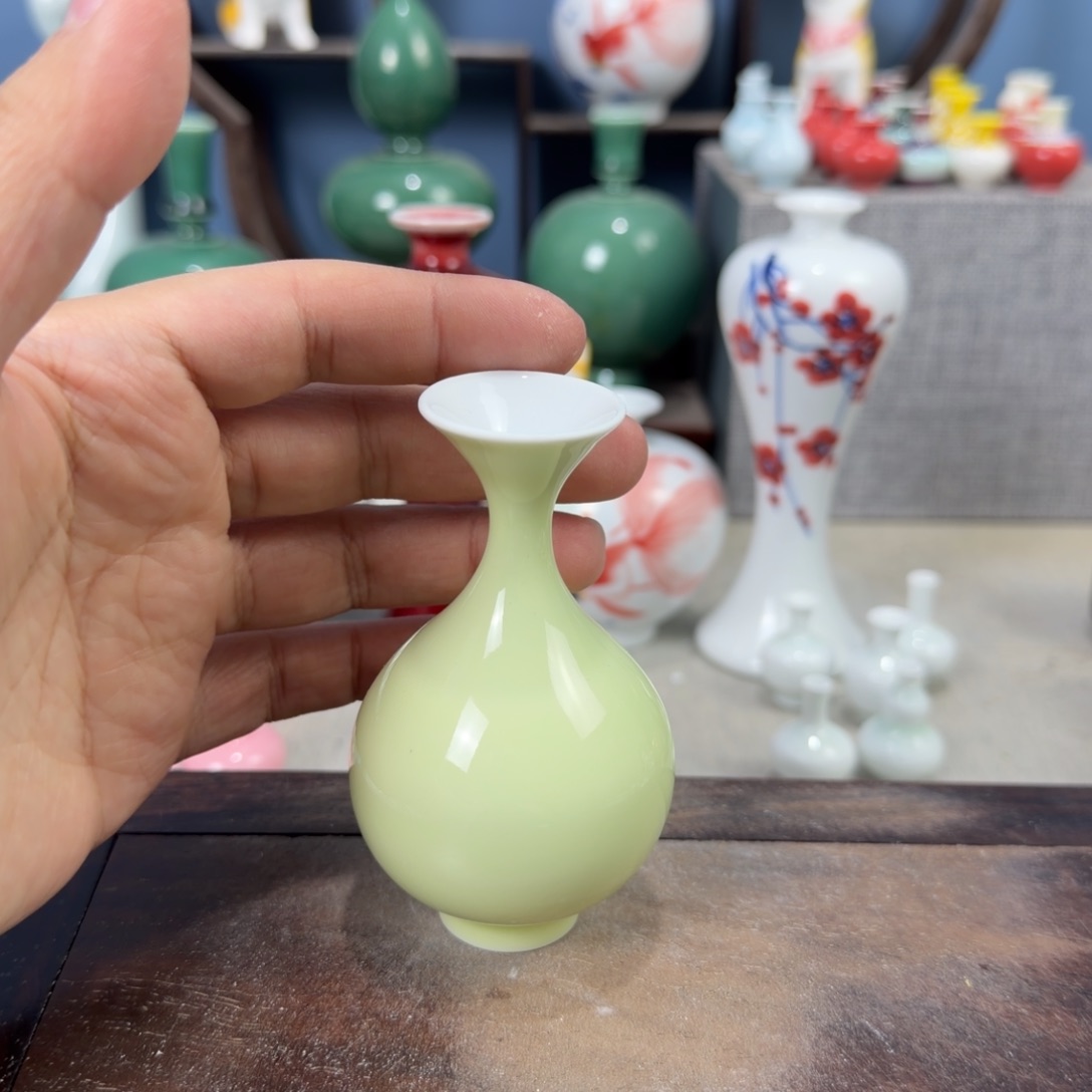 陶瓷手工小花器摆件