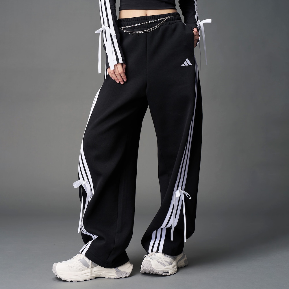 【HN悦方AD】adidas三条纹女子舞动系列运动休闲裤香蕉裤KG3855