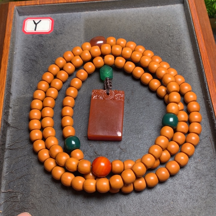 猴头核桃吊坠菩提