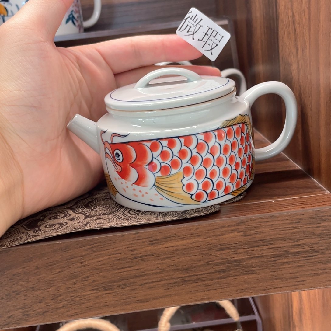 釉下彩纯手绘微瑕