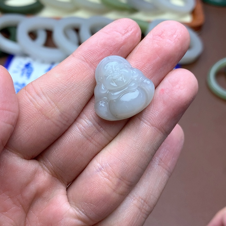 和田玉珠宝半成品未镶嵌