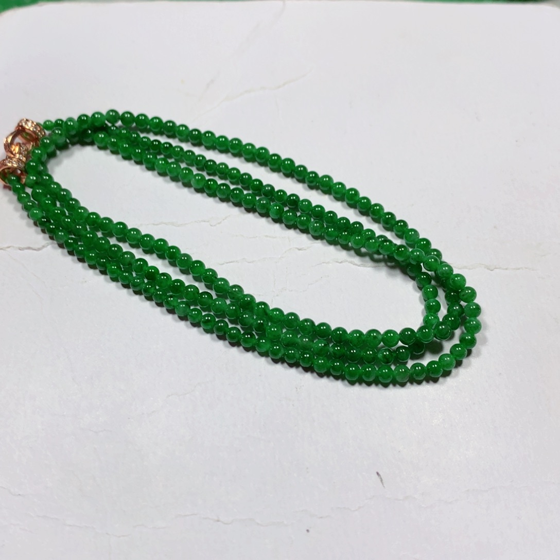 翡翠手链未镶嵌缅甸翡翠