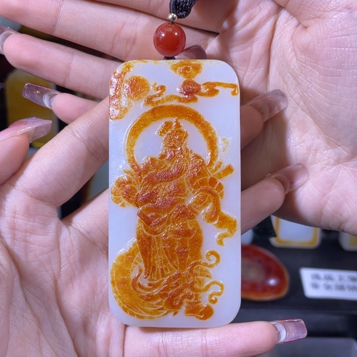 和田玉把件未镶嵌正****者