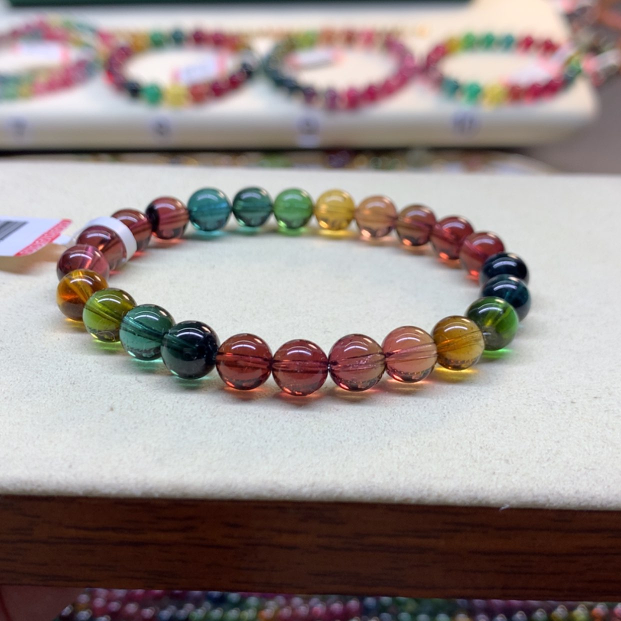 【闪购商品】碧玺手链未镶嵌碧玺7.6mm