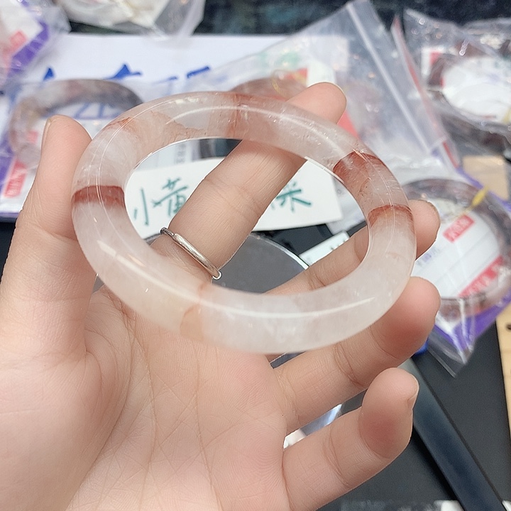 水晶手镯未镶嵌66(5455sss)